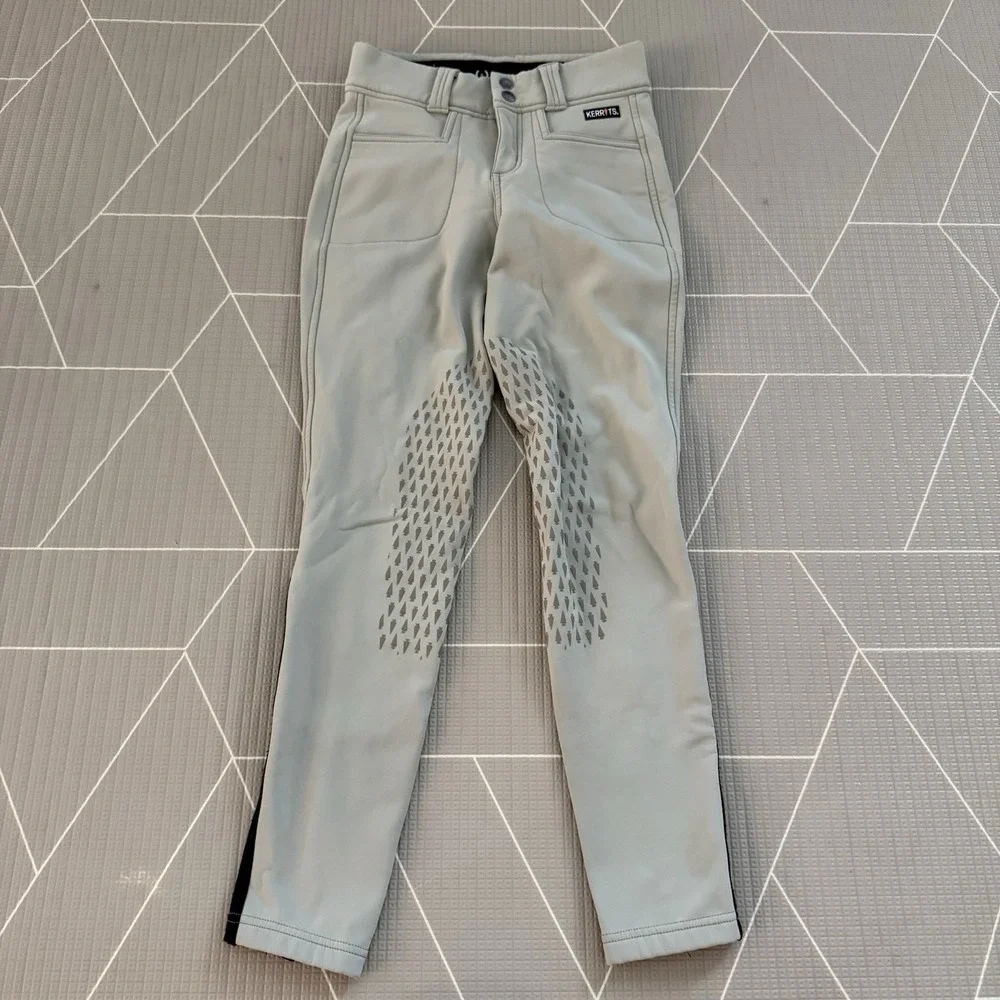 Kerrits Kids' Affinity IceFil Knee-Patch Breech Size XS Sand‎